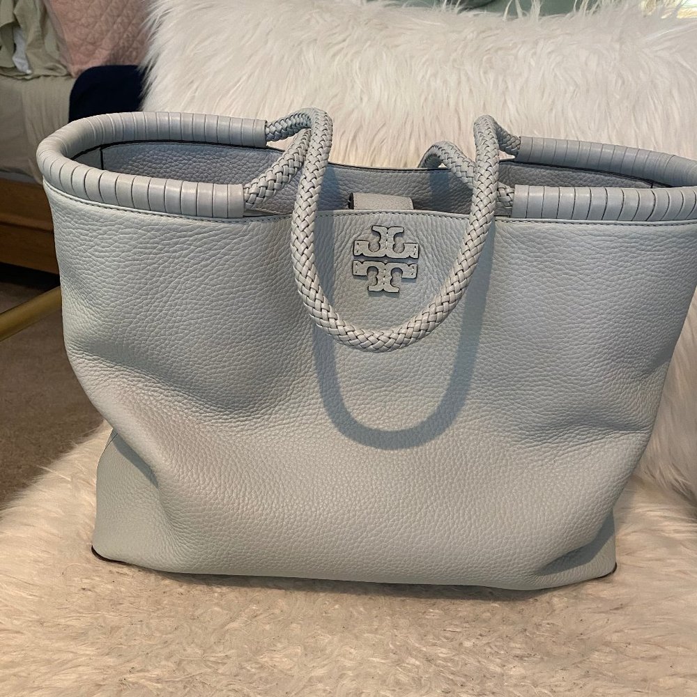 Tory Burch Taylor Tote Seltzer Blue